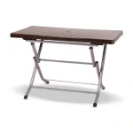 میز مستطیل پلاستیکی پایه فلزی تاشو صبا کد 217
